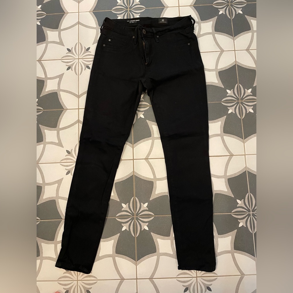AG Legging Ankle Denim, Black, 27